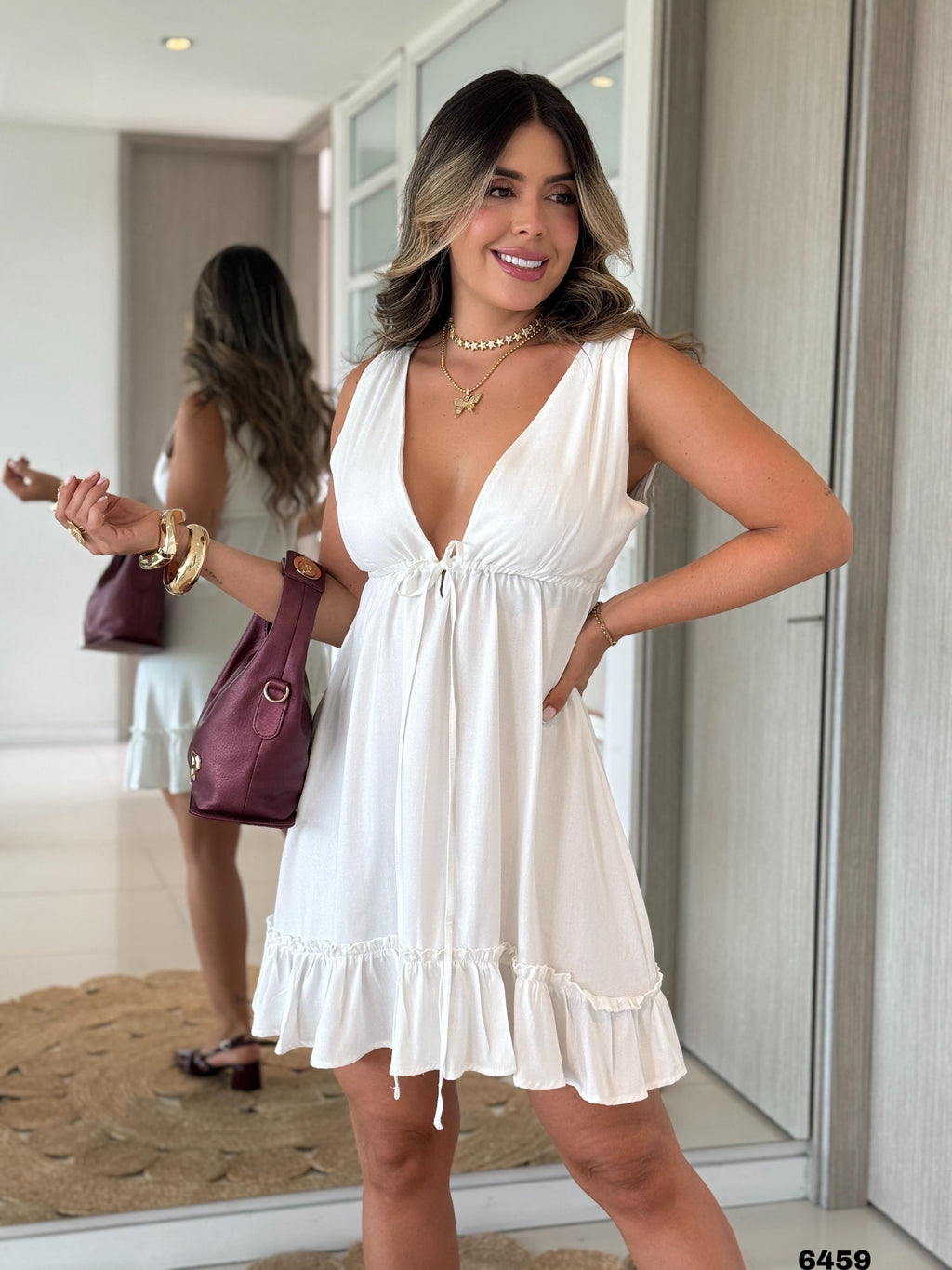 HERMOSO VESTIDO CORAL MaluWoman