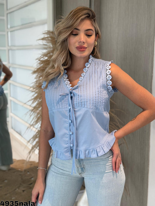 CAMISA PRENSADA NALA MaluWoman