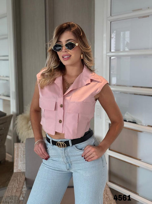CAMISA BOLSILLOS BRENDA