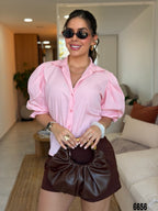 BLUSA PLANO GLOBO MERCEDES