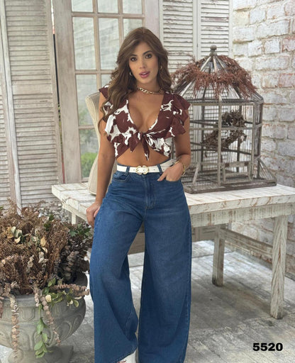 BLUSA CLAVEL MaluWoman