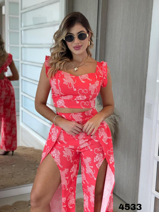CONJUNTO ANIMAL TIPO FALDA JADE